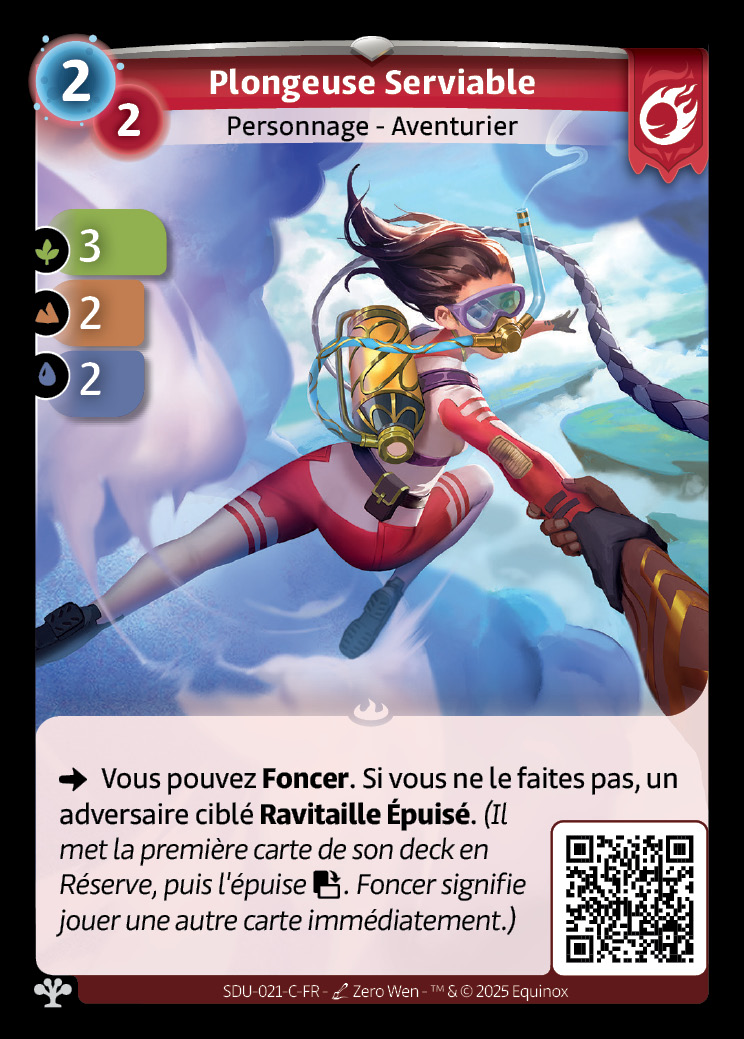 Plongeuse Serviable