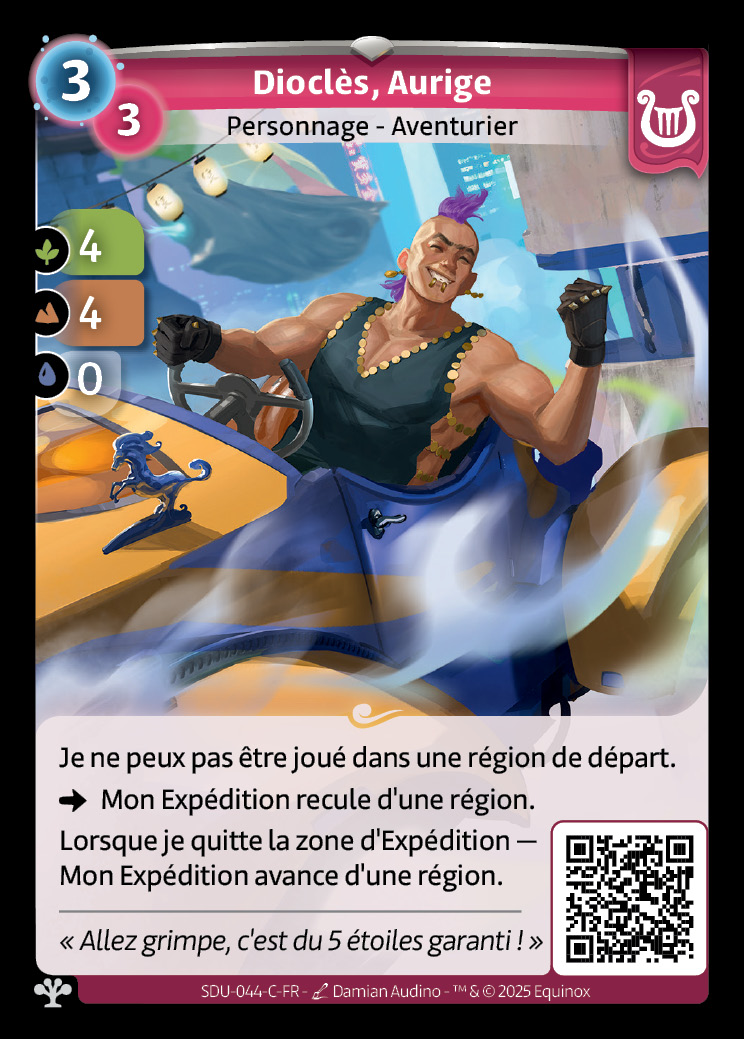 Dioclès, Aurige